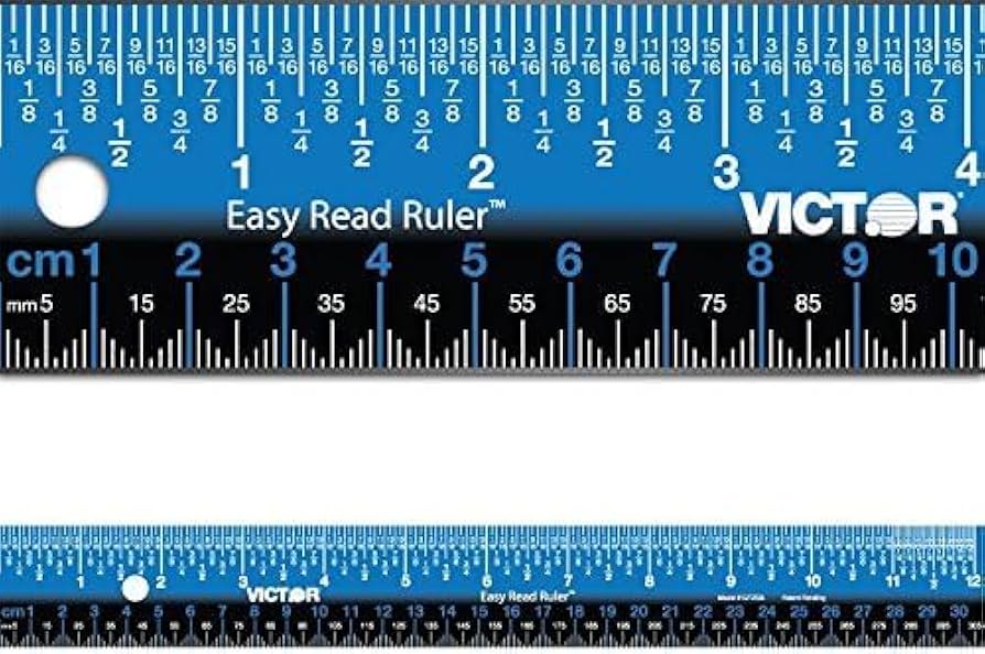 Victor® Easy Read Ruler 18"