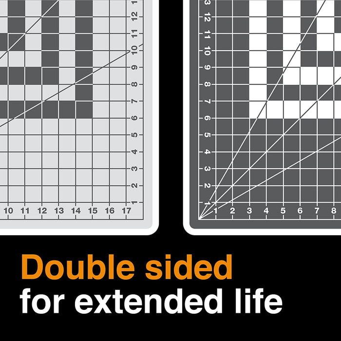 Fiskars Self-Healing Cutting Mat 24x36” (12-83727097J) , Gray