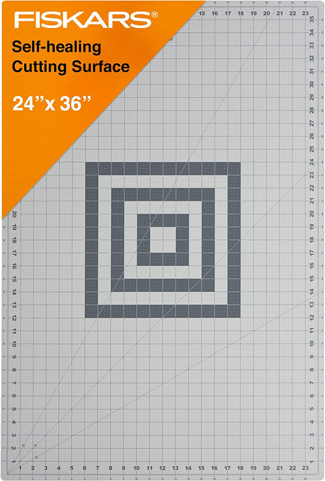 Fiskars Self-Healing Cutting Mat 24x36” (12-83727097J) , Gray