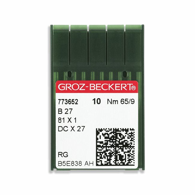 Groz-Beckert Regular Point Industrial Machine Needles - B-27, DCx27 - 10/Pack