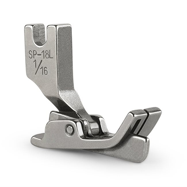 Edge Guide Hinged Presser Sewing Machine Foot - Left Foot (SP-18)