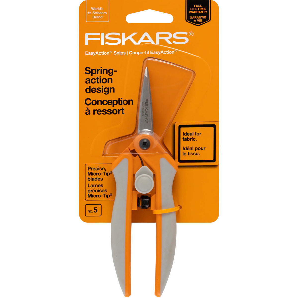 FISKARS® Spring Action Snips — SEAMTEC CORP