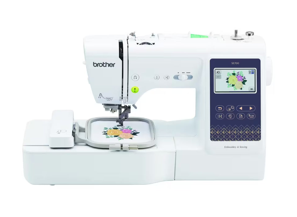 BROTHER® SE700 Computerized Sewing & Embroidery Machine with 4" x 4" Embroidery Area