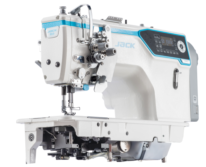 JK-58450-A-105 2-needle lockstitch machine with small hook (split needle bar) 220v
