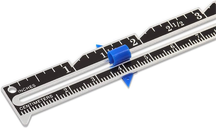 DRITZ: Sewing Gauge with Sliding Marker