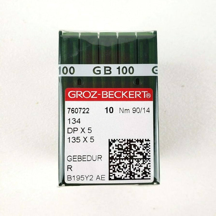 Groz-Beckert Regular Point GEBEDUR Straight Stitch Industrial Machine Needles -- 134, 135x5, DPx5 GEBEDUR- 10/Pack