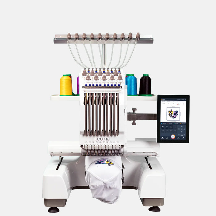 Ricoma® EM-1010-10S 10" Needle Embroidery Machine for Crafters with 10.1" Touchscreen Panel
