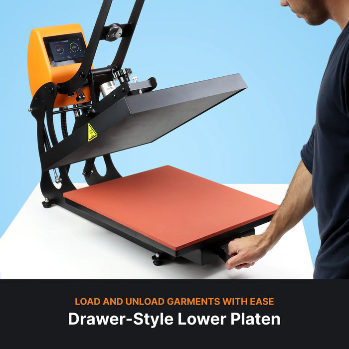RICOMA® Auto Open 15” x 15” Flat Heat Press