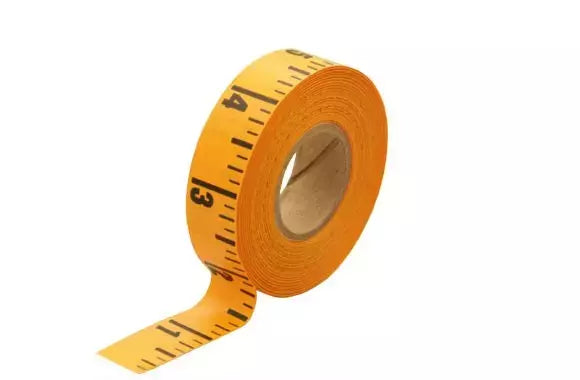 Adhesive Tape Measure - 36" Strips - Inches - Orange