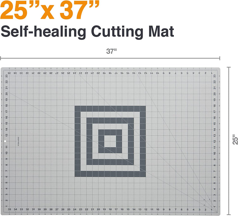 Fiskars Self-Healing Cutting Mat 24x36” (12-83727097J) , Gray