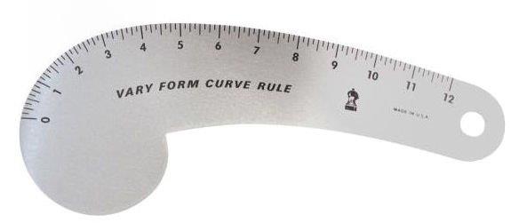 FAIRGATE® FG12-112R Vary Form Curved Ruler 12"