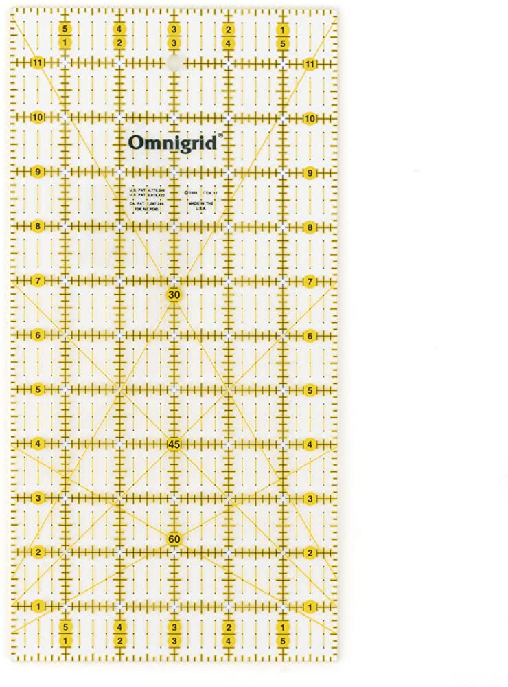 OMNIGRID® Non-Slip Ruler (6”x12”) — SEAMTEC CORP